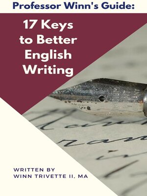 cover image of 17 Keys to Better English Writing